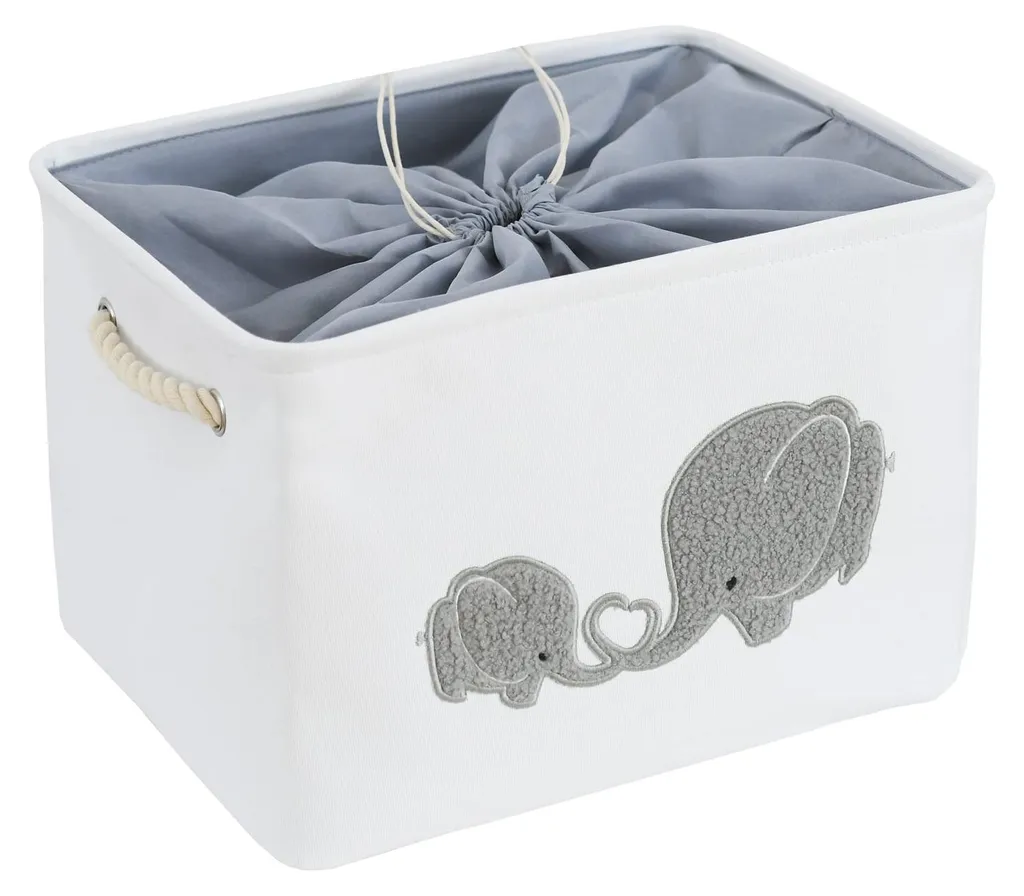 Panier de rangement éléphant pliable pour chambre d'enfant - Modèle XL