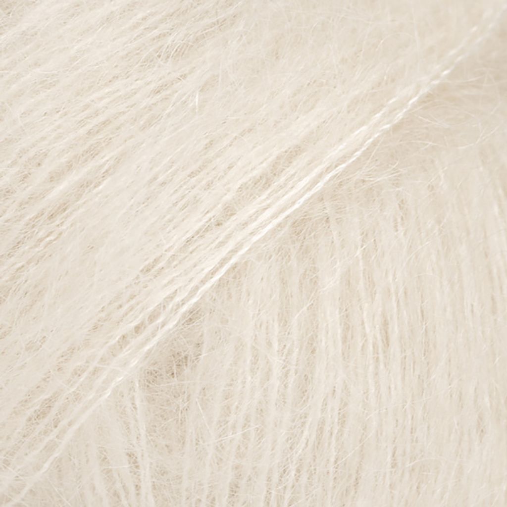 s DROPS Kid-Silk Mohair-Seide Garn 210m/25g - Marcepan Produktbild 