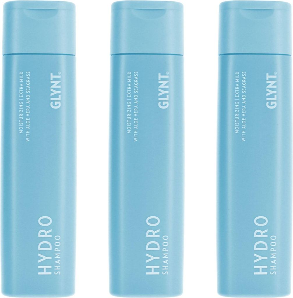 GLYNT Hydro 3 x 250 ml Shampoo Feuchtigkeitsspendend Set
