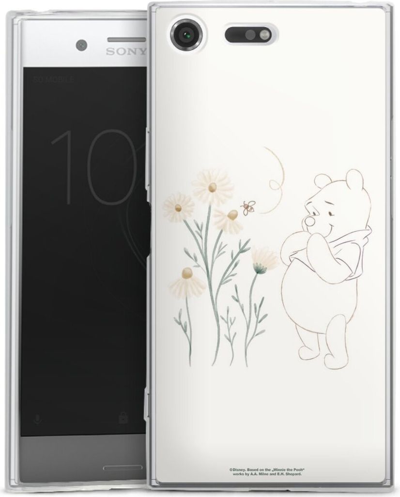 DeinDesign Slim Hülle für Sony Xperia XZ Premium Silikon Case Ultra Dünn Handyhülle Biene Disney Winnie Puuh