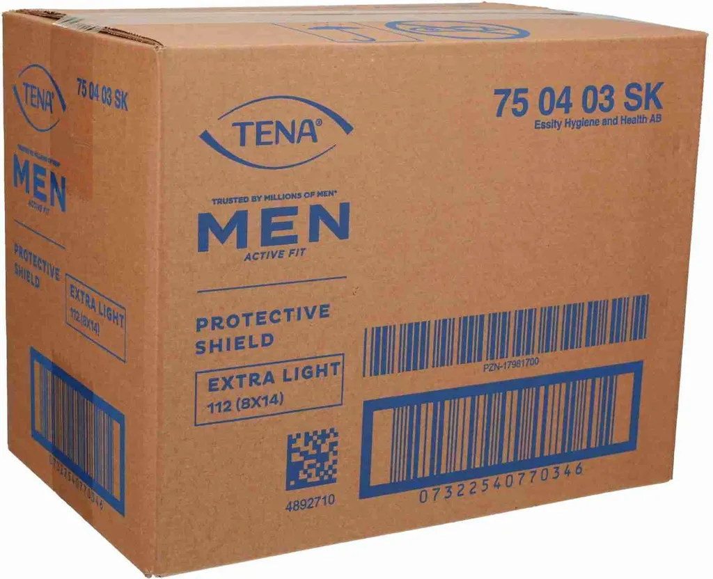 Tena Men Active Fit Level 0 Protective Shield - Pack de 112 Protections - 8