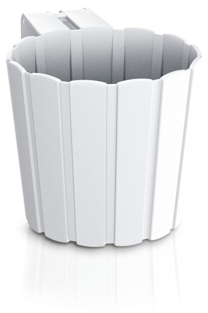 Hangplanter BOARDEE HOOK, 14,4 cm - kleur: wit Productafbeelding 