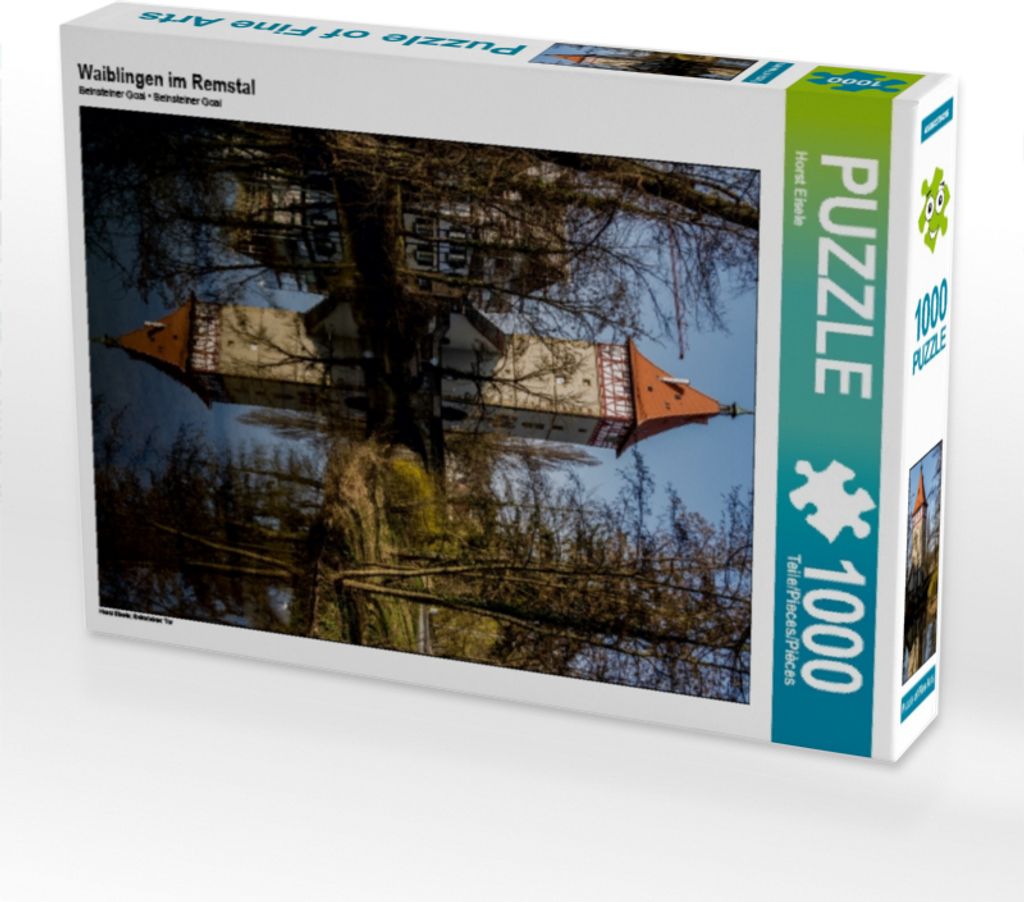 Calvendo Waiblingen im Remstal 1000 Teile Puzzle hoch 480x640mm, Eisele Horst; 7356772