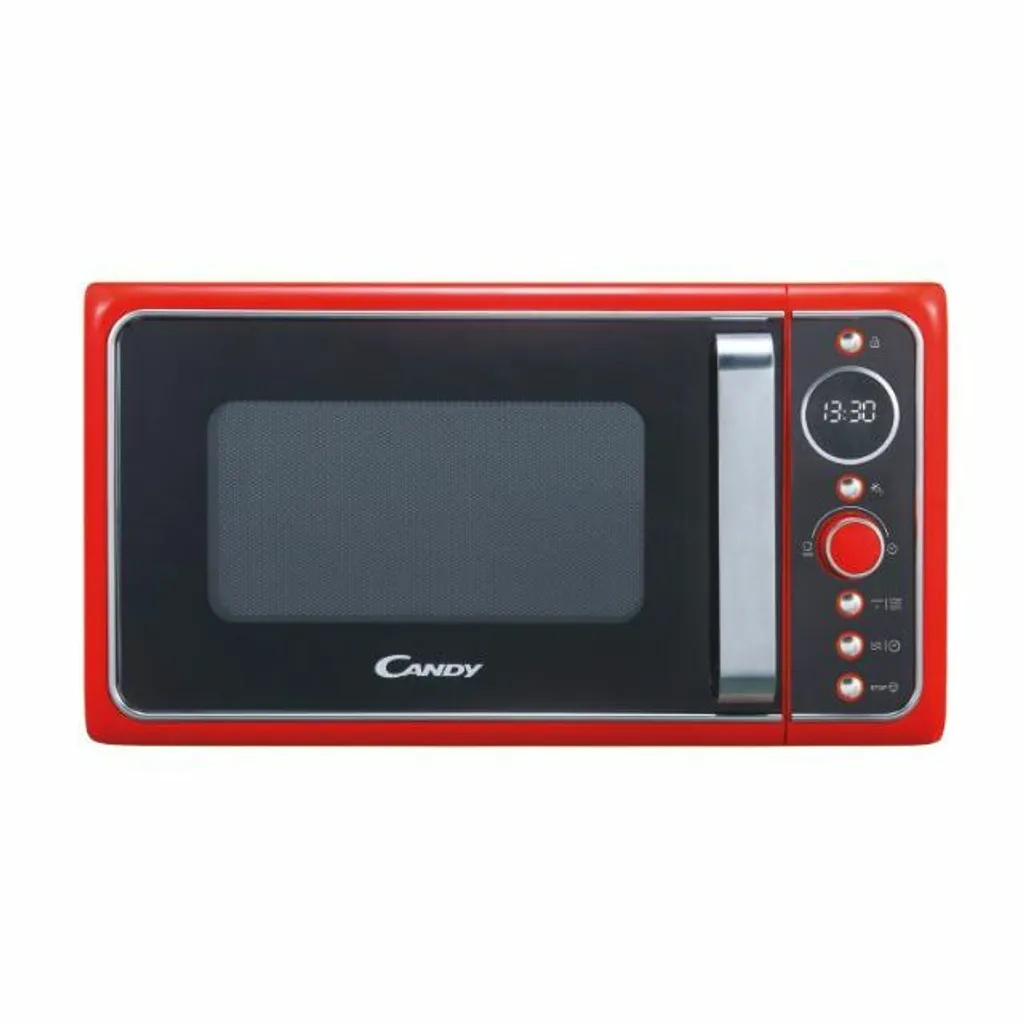 Candy G20CR Micro-ondes Grill 20L 700W Rouge avec Surface Plane et LCD