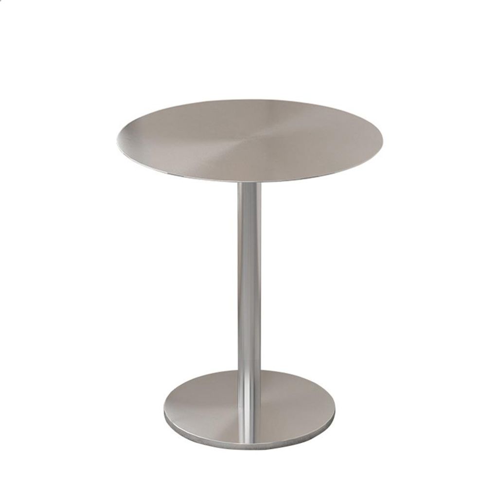 Mobilier de restauration Acier inoxydable Bar Café Table de Image du produit 