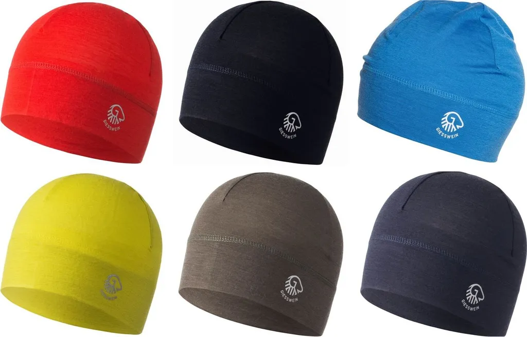 Giesswein Uni Sous-casque Bonnet de vélo Gamsstein - Laine Mérinos