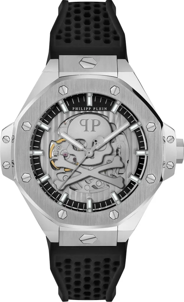 Montre Skeleton Royal Philipp Plein - Mécanisme Automatique Apparent Chic