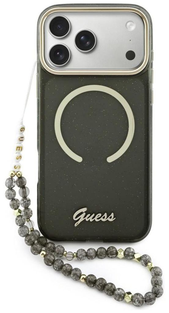 Custodia Guess Iml Glitters Script Strap     Magsafe per Immagine del prodotto 