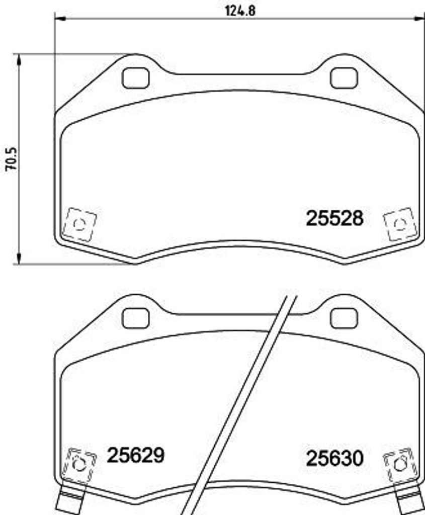 HELLA 8DB 355 025-871 - OE 1605145 Bremsbeläge für Corsa D (S07), Corsa E (X15)