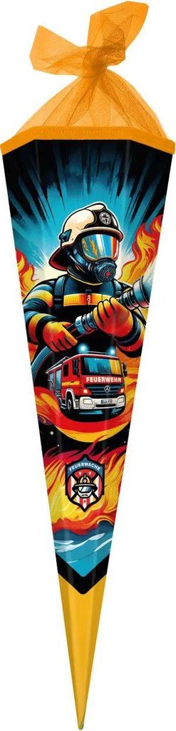 Goldbuch Schultüte 85 cm 6-eckig Feuerwache Produktbild 