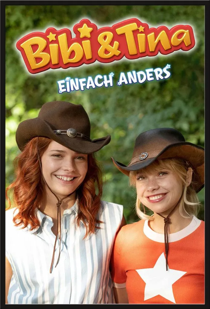 Poster Bibi & Tina Simplement Différent avec cadre noir Shinsuke®
