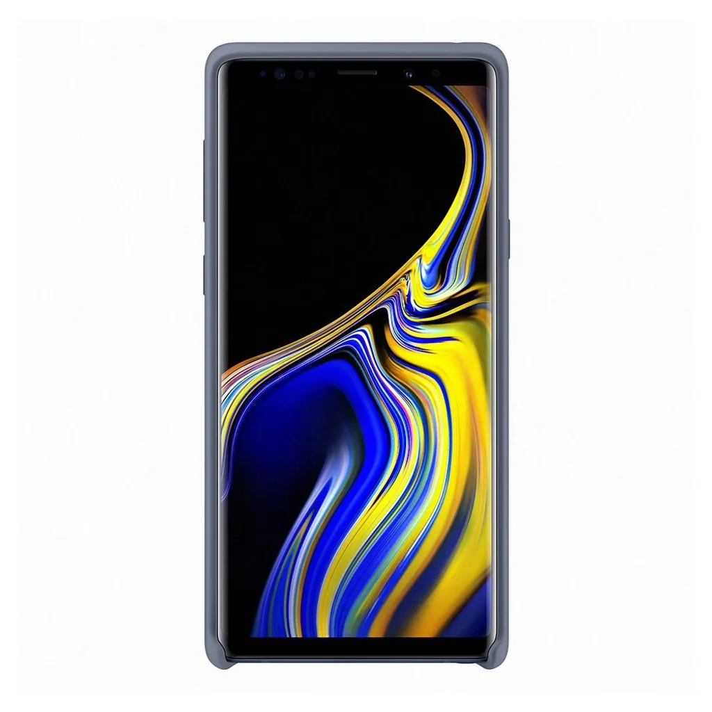 SAMSUNG EF-PN960TL Coque Silicone Bleu pour Galaxy Note 9 Originale - 7