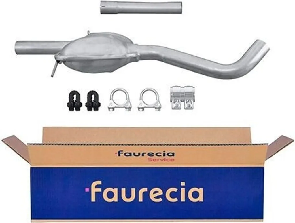 Pot d'échappement avant Safrane II B54 compatible OE 7700414802 HELLA