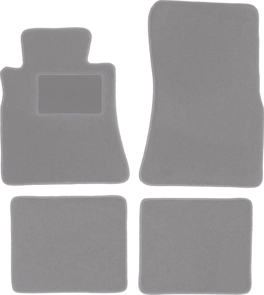 Graue Autofußmatten für: Mercedes SD W126 Limousine (1979-1991)