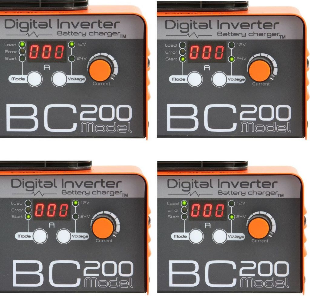 BJC Digitální invertorová nabíječka baterií 12/24V BC-200 Obrázek produktu 9