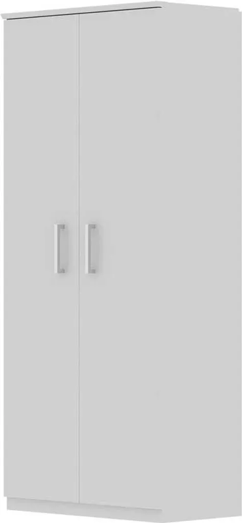 Meuble à chaussures blanc Nikkie - Rangement vertical gain de place