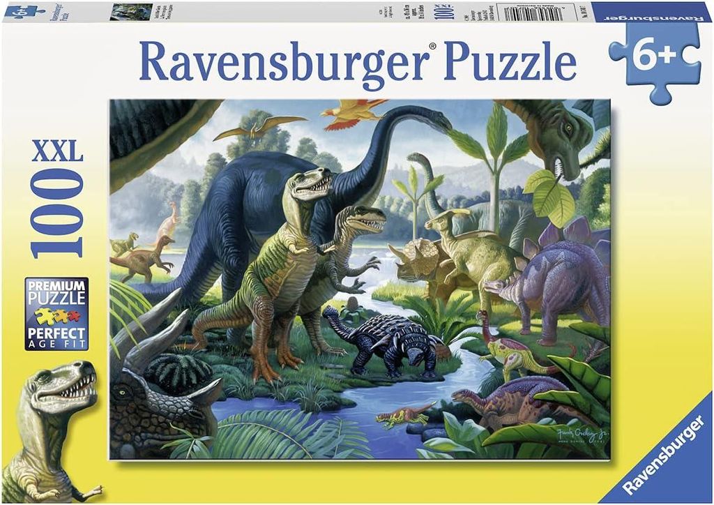 RAVENSBURGER Puzzle Land der Giganten XXL 100 Teile