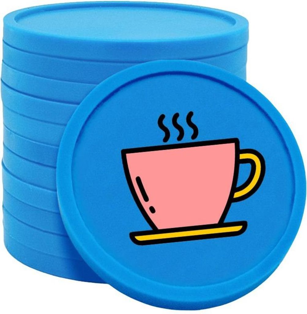 Monete da caffè CombiCraft blu - Ø29mm stampate su entrambi Immagine del prodotto 