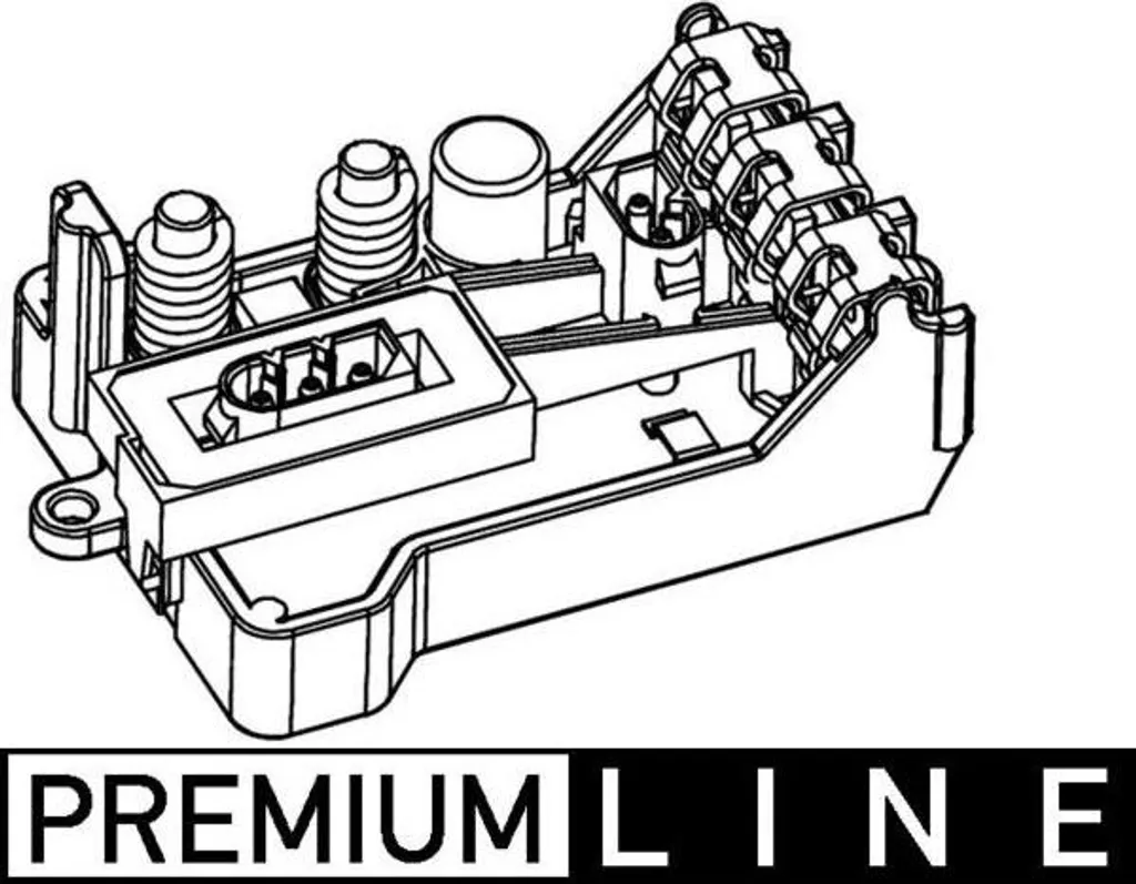 MAHLE ABR 30 000P Régulateur de ventilateur et résistance pour BMW 7 E65
