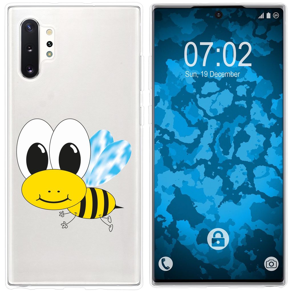 PhoneNatic Case kompatibel mit Samsung Galaxy Note 10+ Silikon-Hülle Cutiemals M1