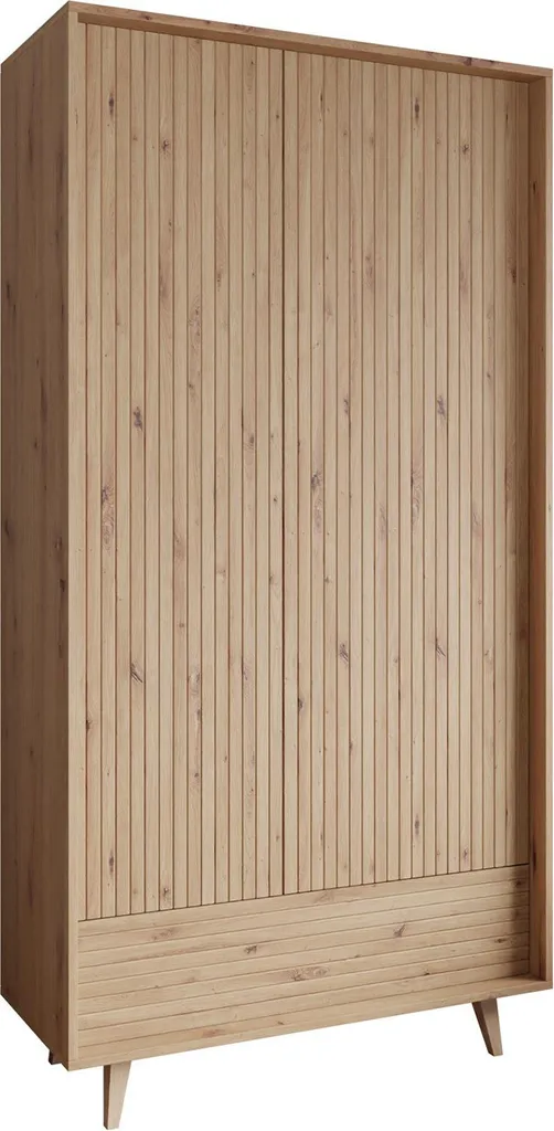 Penderie lingère Diego Best Mobilier en bois clair pour dressing