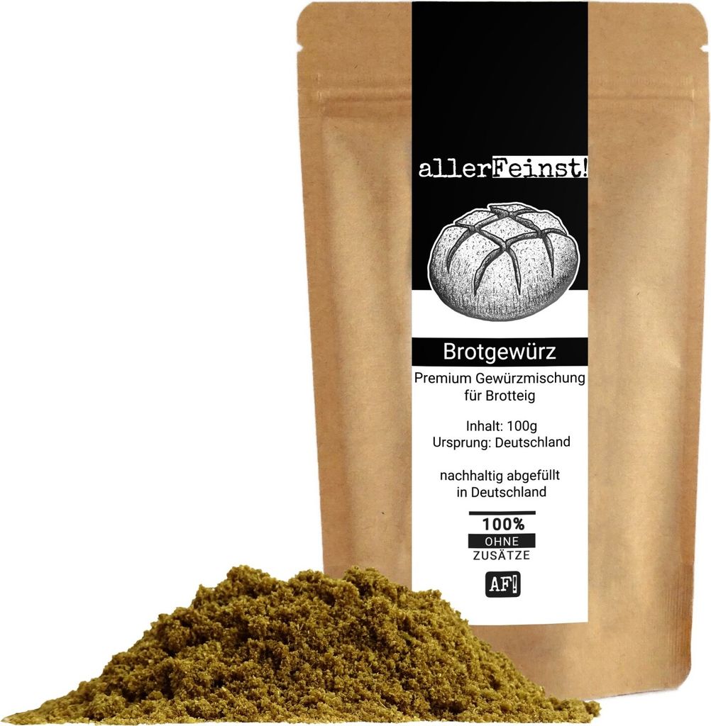 Brotgewürz - Premium Brot Gewürzmischung gemahlen - Für Produktbild 