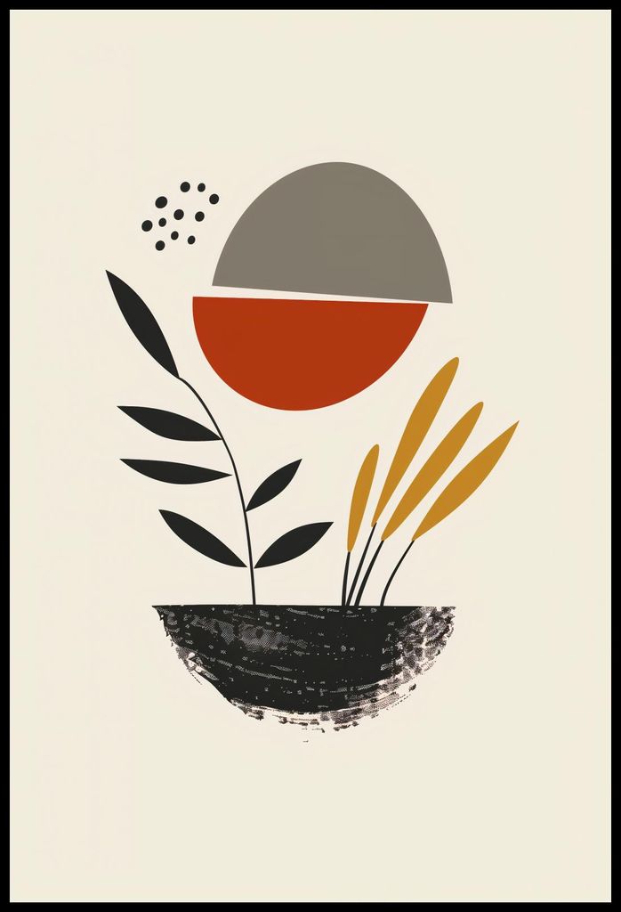 Plakat 61x90,5cm Morgendämmerung mit Akzent
