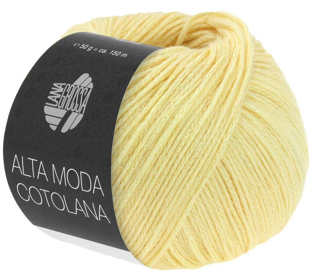 Lana Grossa - Alta Moda Cotolana 0032 hellgelb Produktbild 