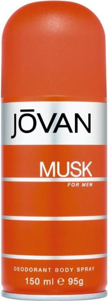 Jovan Musk For Men Dezodorant do ciała w sprayu 150ml Zdjęcie produktu 