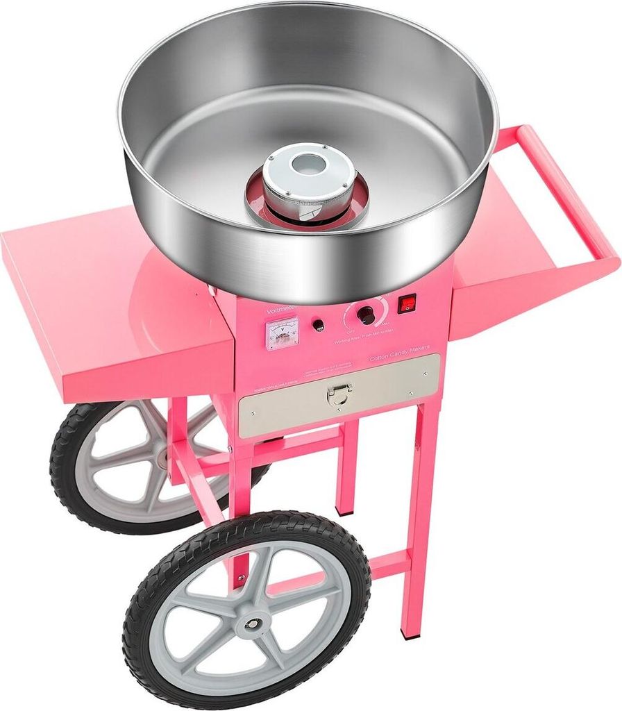 Commercial Baumwolle Candy Machine with Cart Sugar Floss Maker 1000W Party