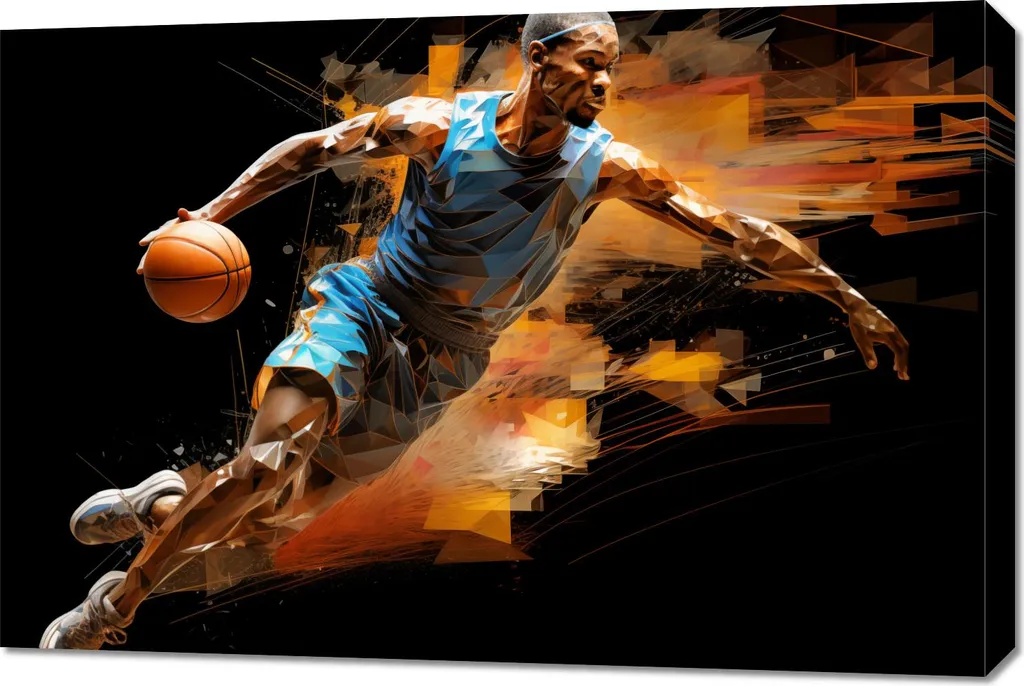 Dribbling Rivoluzionario Quadro 90x60: Arte Contemporanea per Salotto