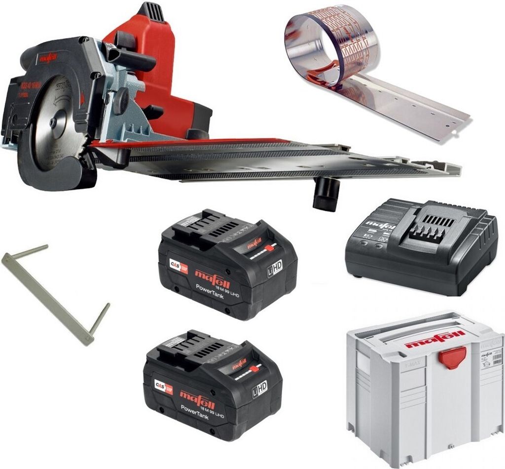 Scie circulaire sans fil KSS 40 18M bl Coffret T-MAX MAFELL Scie circulaire sans fil KSS 40 18M bl Coffret T-MAX MAFELL