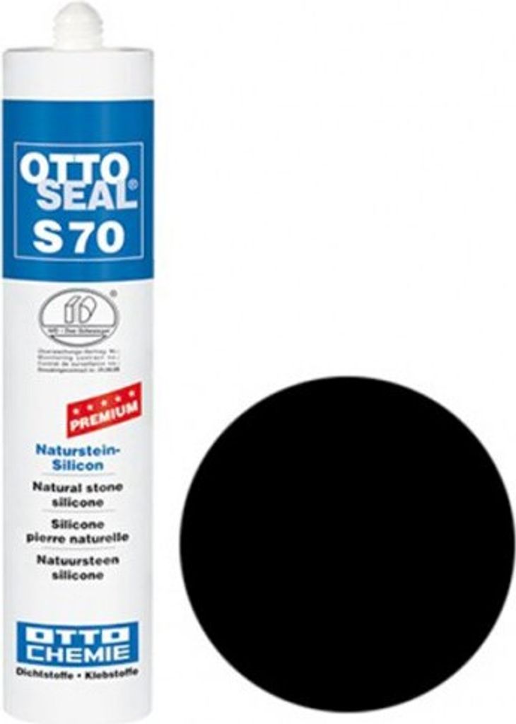 OTTOSEAL S70 Naturstein-Silikon 310ml C04 schwarz Produktbild 