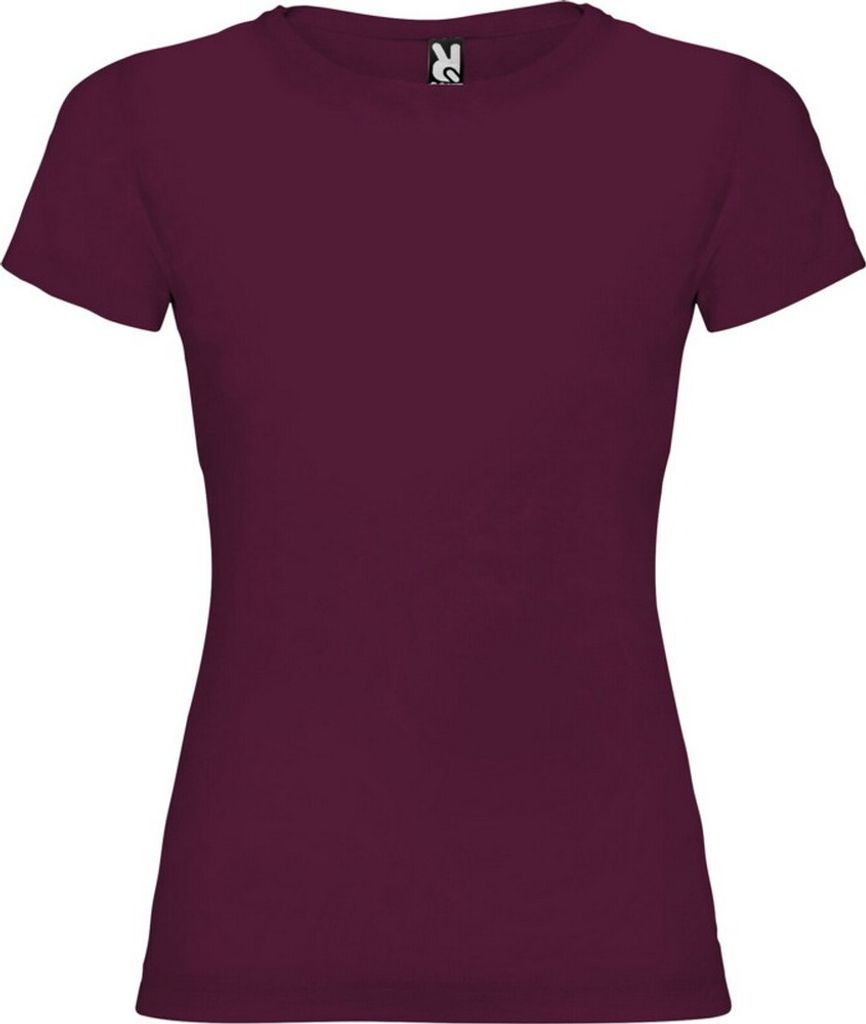 Roly - "Jamaica" T-Shirt für Damen kurzärmlig PF4312 (XXL) (Burgunderrot)