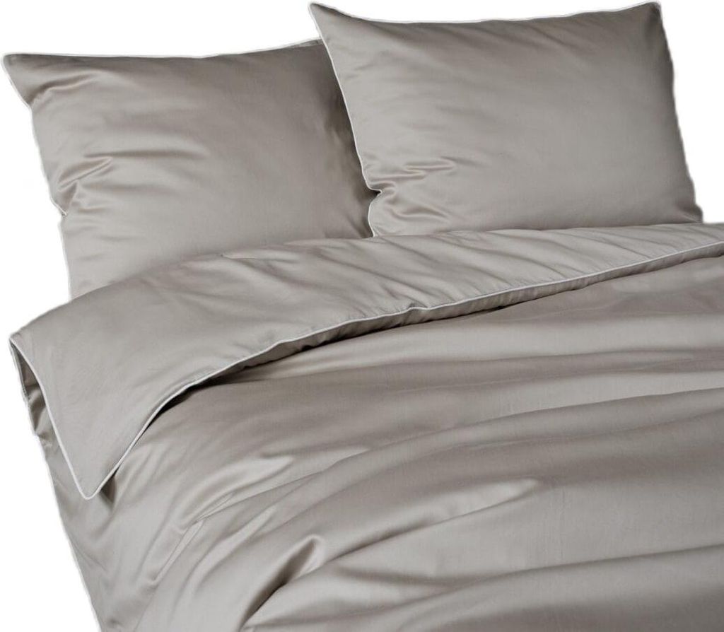 Detexpol Satin biancheria da letto 160x200 beige con Immagine del prodotto 