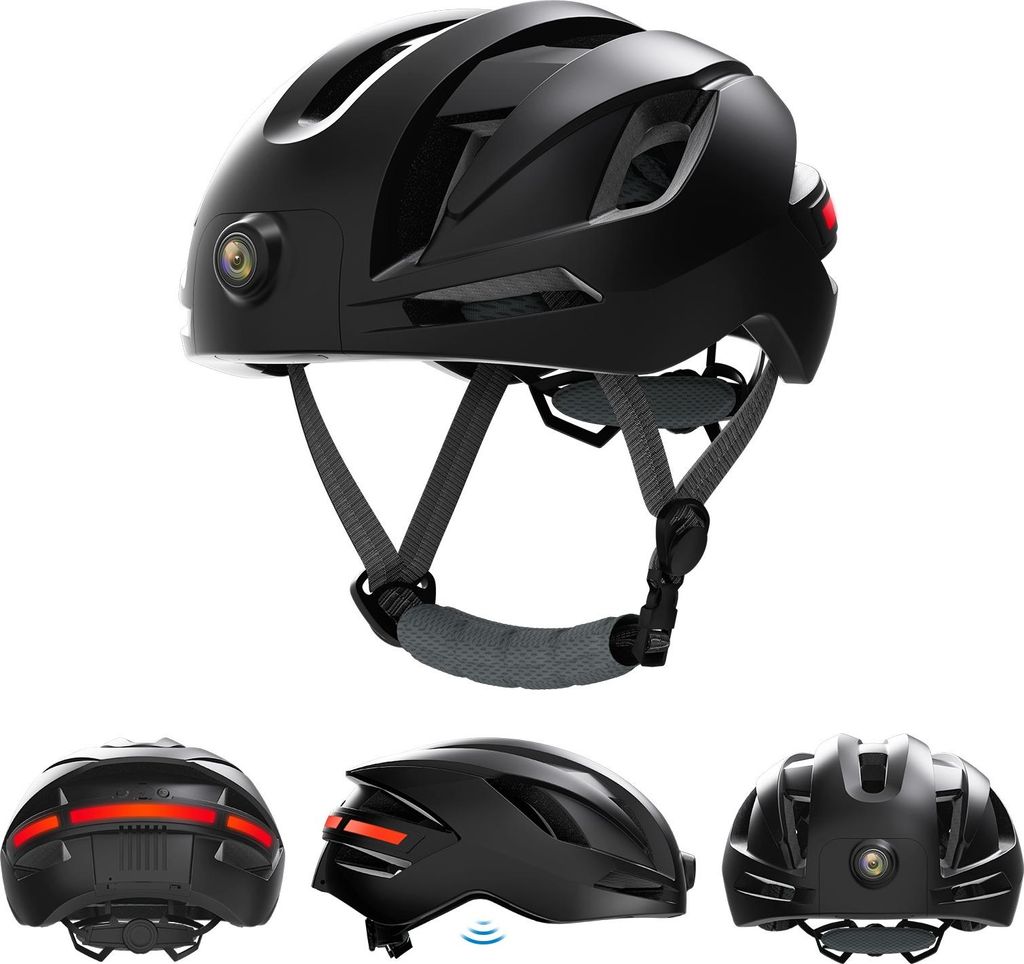 INF Bluetooth cyklistická helma s kamerou 1080P, GPS a Obrázek produktu 