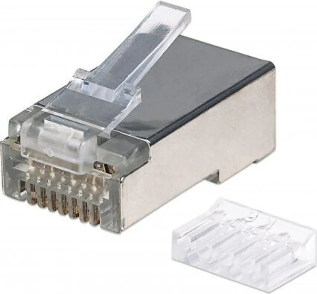 Connecteur RJ45 Cat6 STP Anti-Interférence 3 Points - Pack de 90 Pièces