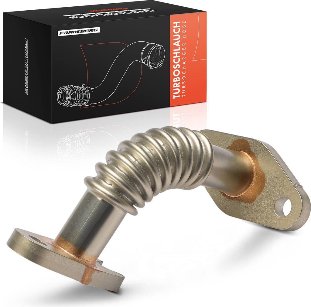 Frankberg 1x Ladeluftschlauch Turboschlauch Ansaugschlauch für Fiat Doblo Grande Punto Opel Astra Alfa Romeo