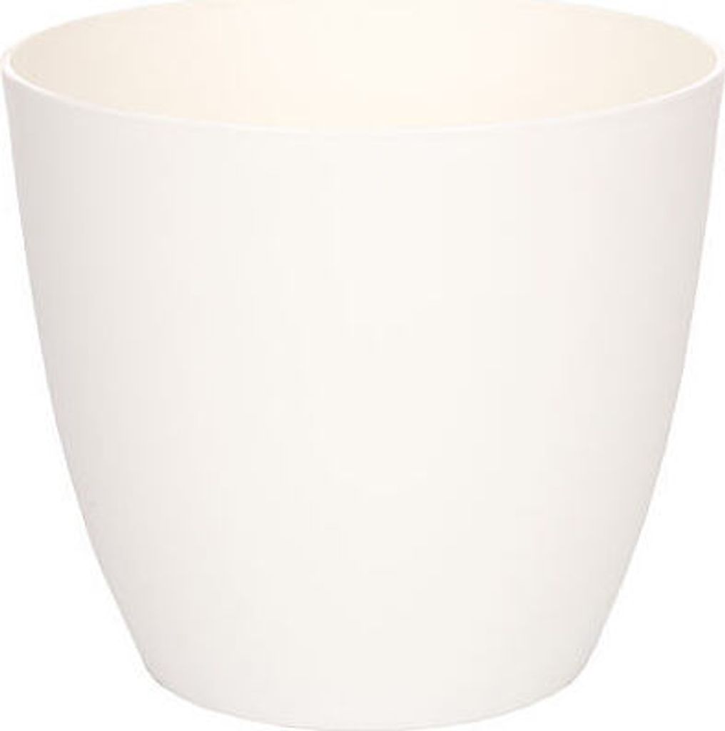 Plastkon Ella Mat vaso decorativo bianco Diametro vaso: 18 Immagine del prodotto 