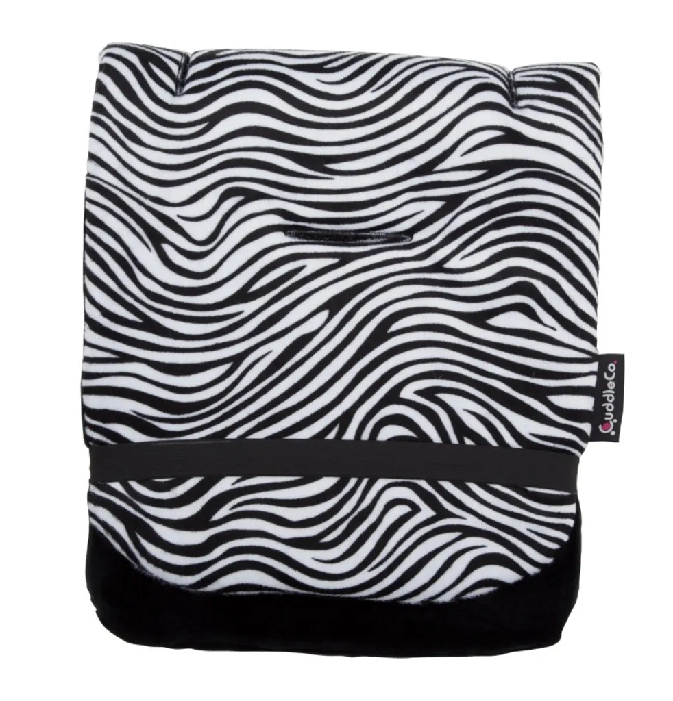 Zebra Chic: L'Inserto CuddleCo Comfy-Cush che Trasforma il Passeggino - 3