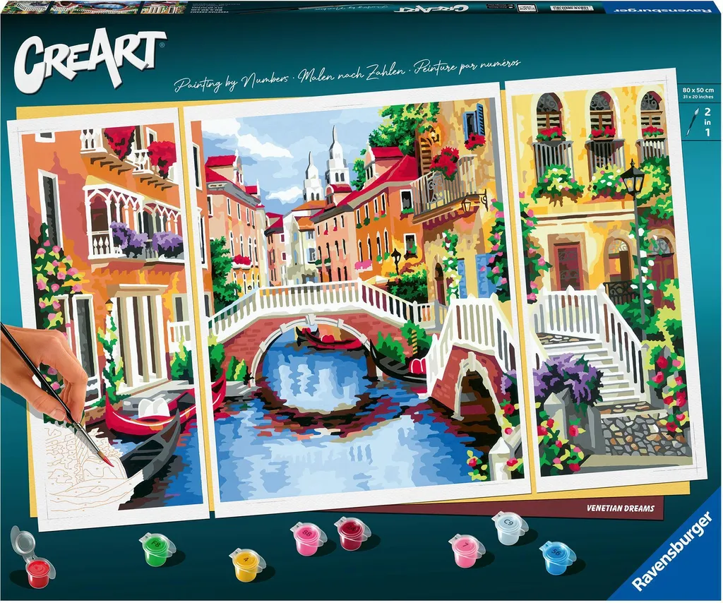 Ravensburger CreArt - Peinture par numéros 23639 - Funky Shapes - dès 12 ans