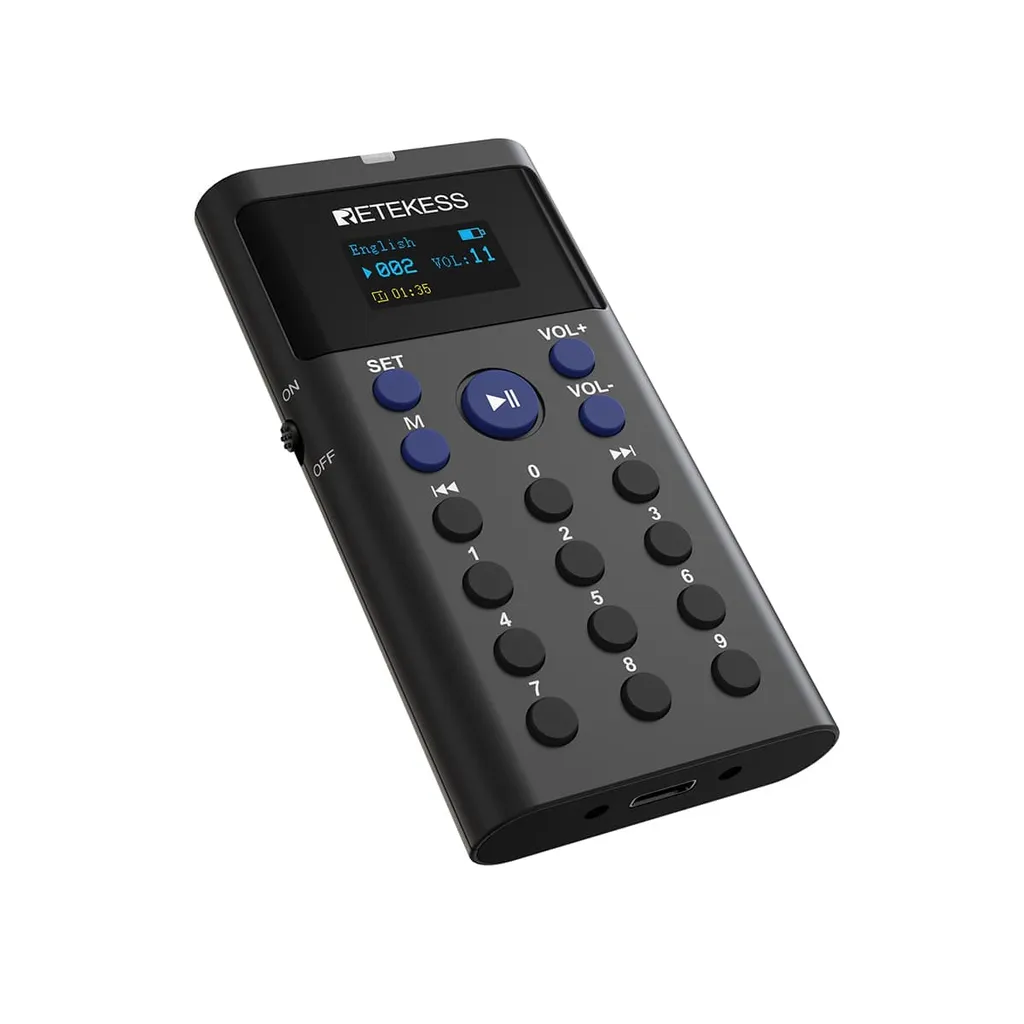 Système d'autoguidage Bluetooth Retekess TT128 pour Musées et Expos