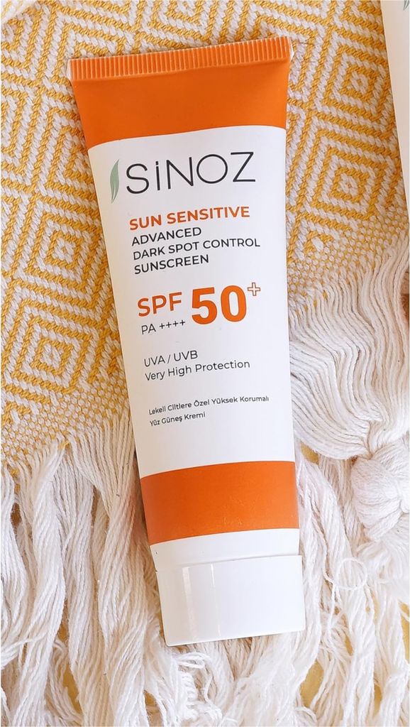 Sinoz - Sun Sensitive Advanced Dark Spot Control SPF 50+ UVA/UVB P++++, 50ml - Fortschrittliche Schutzcreme gegen Pigmentflecken