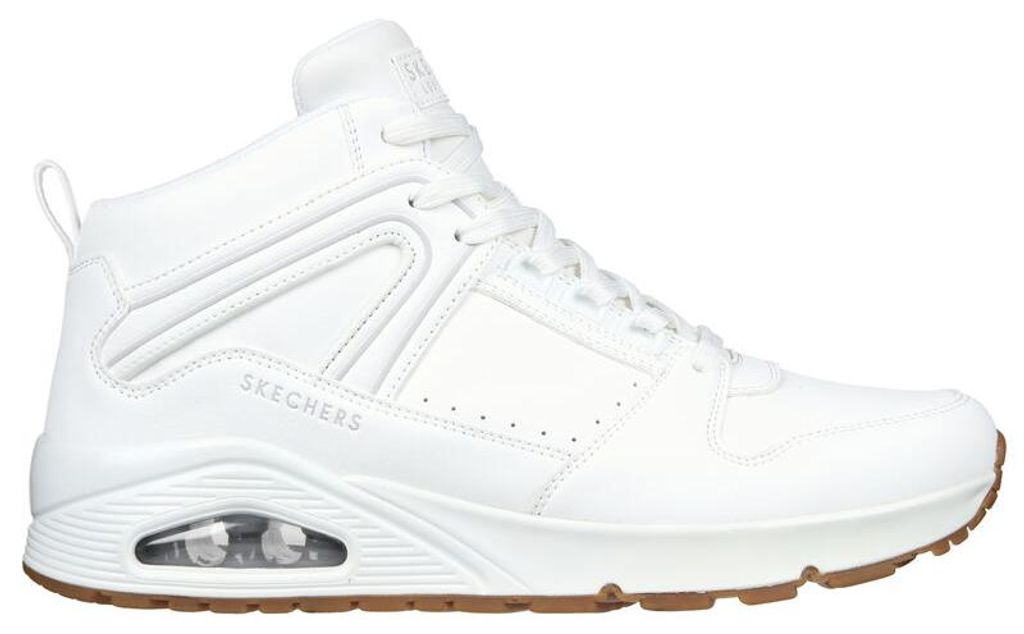 Skechers Herren Sneaker UNO Keep Close Air-Cooled Memory Foam Weiß 42,5