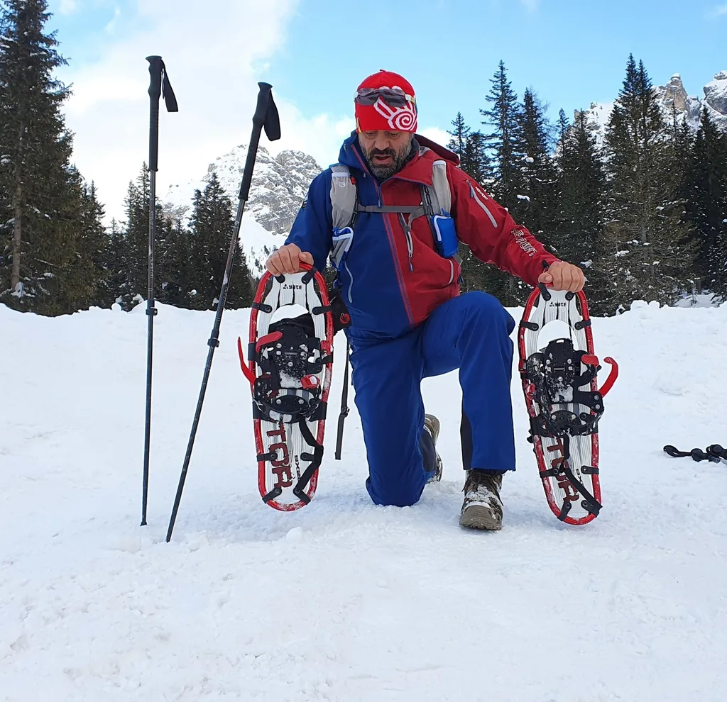 Raquettes à neige robustes YATE RAPTOR avec fixation ajustable Pro