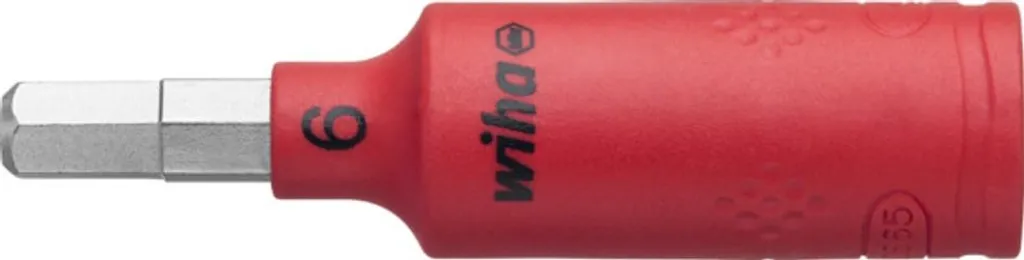 Douille isolée 6 mm Wiha 43112 : évitez les courts-circuits en 1/4 pouce