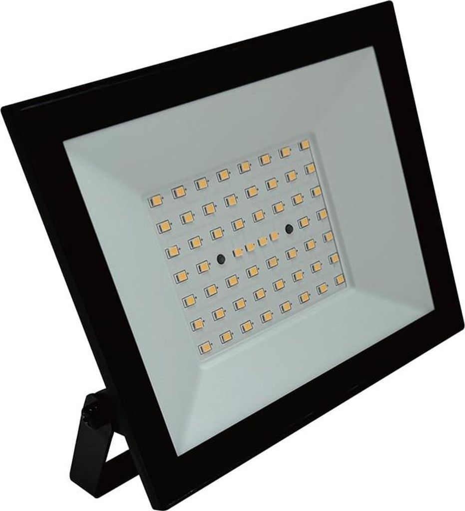 V-TAC LED-Fluter, VT-44054, 50 W, 4000K, EEK: F, 4000 lm, neutralweiß, IP65, schwarz