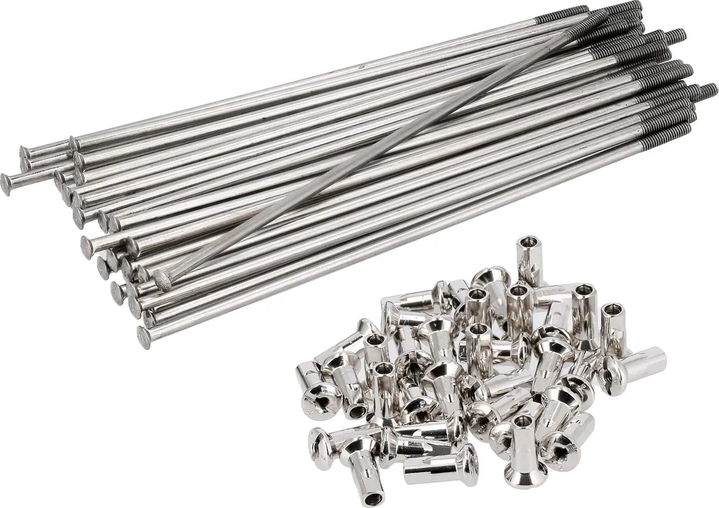 Rayons de roue inox 163mm M4 pour moto MZ ETZ - Rayonnage haute qualité