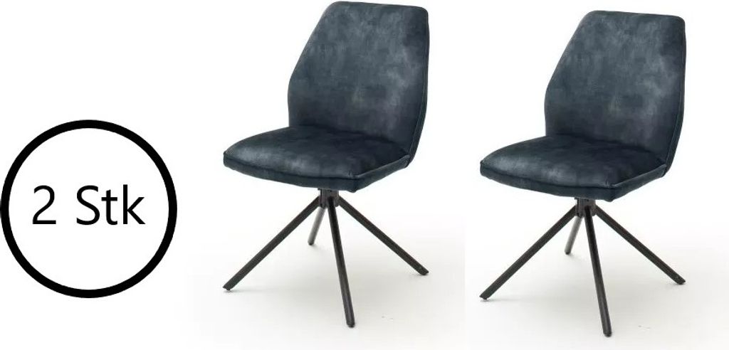 Esszimmerstuhl Stuhl Stühle Esszimmer Polsterstuhl "OTTAWA I" petrol