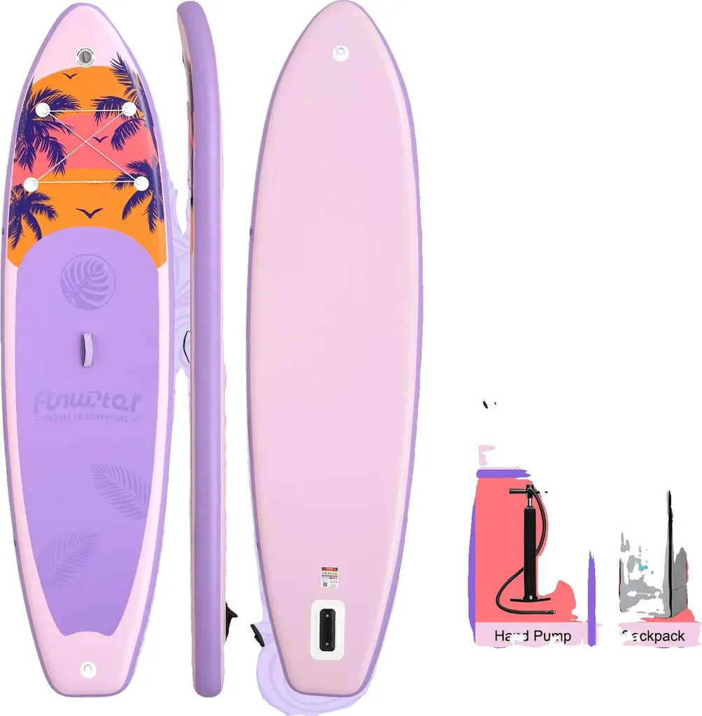 Stand Up Paddle 335cm avec Surface Antidérapante et Stable SUPFW55C